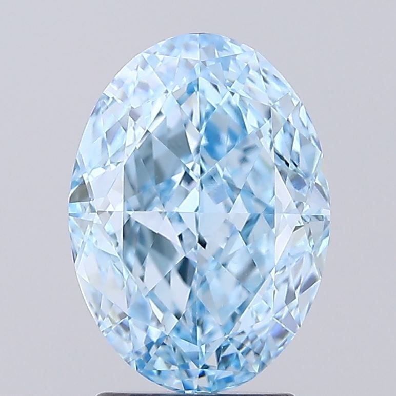 IGI Oval 3.06ct Fancy Vivid Blue VVS2 - Loose Lab Diamond: IGI Oval 3.06ct Fancy Vivid Blue VVS2 - Loose Lab Diamond Item Specifics: Source: This Is A Real Diamond Grown In A Lab Not Mined. Carat: 3.06 Cut: - Color: Fancy Vivid Blue Clarity: VVS2 Polish: EX S