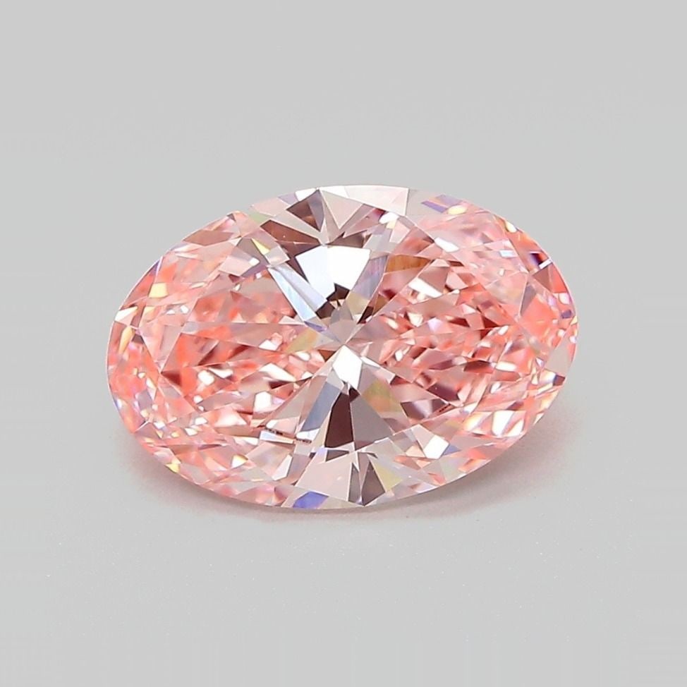 IGI Oval 2.52ct Fancy Vivid Pink VVS2 - Loose Lab Diamond: IGI Oval 2.52ct Fancy Vivid Pink VVS2 - Loose Lab Diamond Item Specifics: Source: This Is A Real Diamond Grown In A Lab Not Mined. Carat: 2.52 Cut: - Color: Fancy Vivid Pink Clarity: VVS2 Polish: EX S
