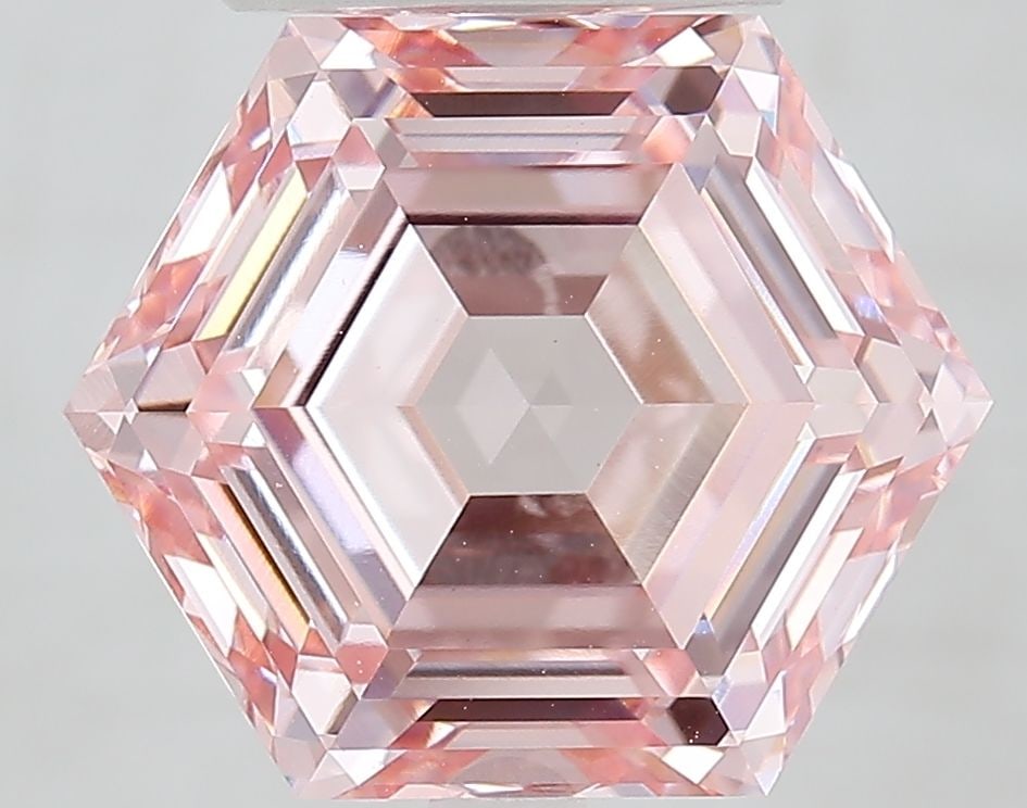 IGI Hexagonal 6.42ct Fancy Intense Pink VVS2 - Loose Lab Diamond: IGI Hexagonal 6.42ct Fancy Intense Pink VVS2 - Loose Lab Diamond Item Specifics: Source: This Is A Real Diamond Grown In A Lab Not Mined. Carat: 6.42 Cut: - Color: Fancy Intense Pink Clarity: VVS2 Pol