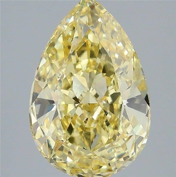 IGI Pear 4.08ct Fancy Intense Yellow VVS2 - Loose Lab Diamond: IGI Pear 4.08ct Fancy Intense Yellow VVS2 - Loose Lab Diamond Item Specifics: Source: This Is A Real Diamond Grown In A Lab Not Mined. Carat: 4.08 Cut: - Color: Fancy Intense Yellow Clarity: VVS2 Poli