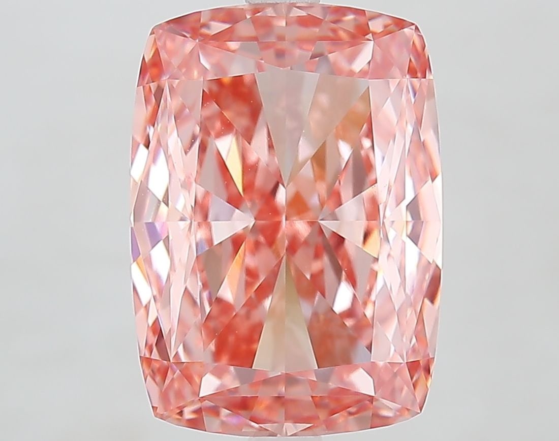 IGI Cushion Modified 6.54ct Fancy Vivid Pink VVS2 - Loose Lab Diamond: IGI Cushion Modified 6.54ct Fancy Vivid Pink VVS2 - Loose Lab Diamond Item Specifics: Source: This Is A Real Diamond Grown In A Lab Not Mined. Carat: 6.54 Cut: - Color: Fancy Vivid Pink Clarity: VVS2