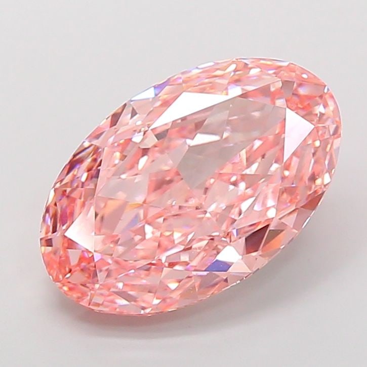 IGI Oval 11.28ct Fancy Vivid Pink VVS2 - Loose Lab Diamond: IGI Oval 11.28ct Fancy Vivid Pink VVS2 - Loose Lab Diamond Item Specifics: Source: This Is A Real Diamond Grown In A Lab Not Mined. Carat: 11.28 Cut: - Color: Fancy Vivid Pink Clarity: VVS2 Polish: VG