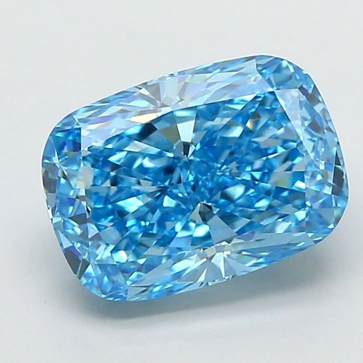 IGI Cushion Modified 3.13ct Fancy Vivid Blue VVS2 - Loose Lab Diamond: IGI Cushion Modified 3.13ct Fancy Vivid Blue VVS2 - Loose Lab Diamond Item Specifics: Source: This Is A Real Diamond Grown In A Lab Not Mined. Carat: 3.13 Cut: - Color: Fancy Vivid Blue Clarity: VVS2 
