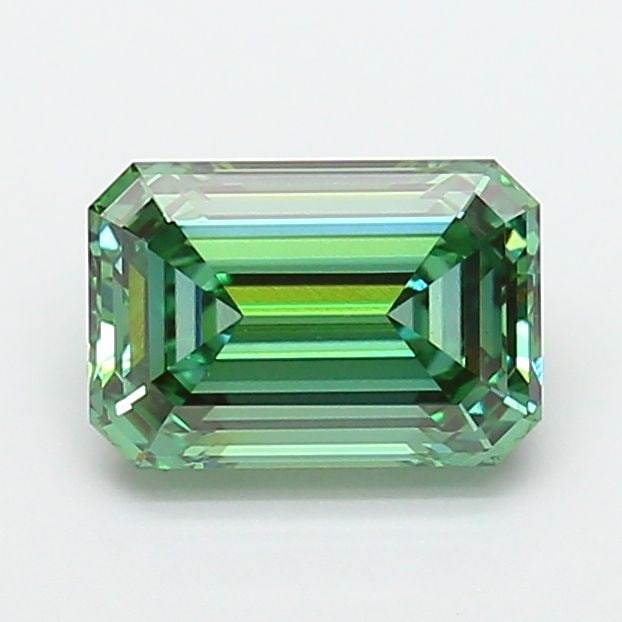 IGI Emerald 3.07ct Fancy Vivid Green VVS2 - Loose Lab Diamond: IGI Emerald 3.07ct Fancy Vivid Green VVS2 - Loose Lab Diamond Item Specifics: Source: This Is A Real Diamond Grown In A Lab Not Mined. Carat: 3.07 Cut: - Color: Fancy Vivid Green Clarity: VVS2 Polish: