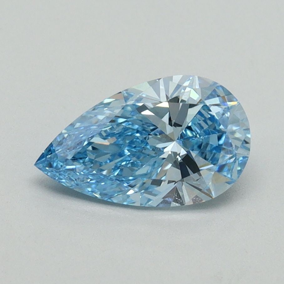 IGI Pear 1.04ct Fancy Vivid Blue VVS2 - Loose Lab Diamond: IGI Pear 1.04ct Fancy Vivid Blue VVS2 - Loose Lab Diamond Item Specifics: Source: This Is A Real Diamond Grown In A Lab Not Mined. Carat: 1.04 Cut: - Color: Fancy Vivid Blue Clarity: VVS2 Polish: EX S