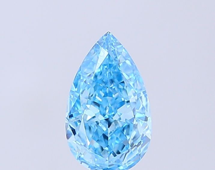 IGI Pear 1.06ct Fancy Vivid Blue VVS2 - Loose Lab Diamond: IGI Pear 1.06ct Fancy Vivid Blue VVS2 - Loose Lab Diamond Item Specifics: Source: This Is A Real Diamond Grown In A Lab Not Mined. Carat: 1.06 Cut: - Color: Fancy Vivid Blue Clarity: VVS2 Polish: EX S