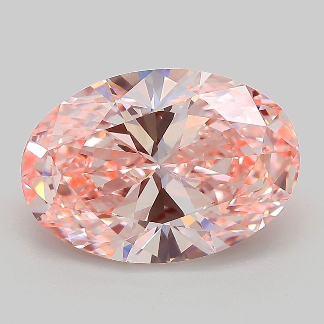 IGI Oval 3.94ct Fancy Vivid Pink VVS2 - Loose Lab Diamond: IGI Oval 3.94ct Fancy Vivid Pink VVS2 - Loose Lab Diamond Item Specifics: Source: This Is A Real Diamond Grown In A Lab Not Mined. Carat: 3.94 Cut: - Color: Fancy Vivid Pink Clarity: VVS2 Polish: EX S