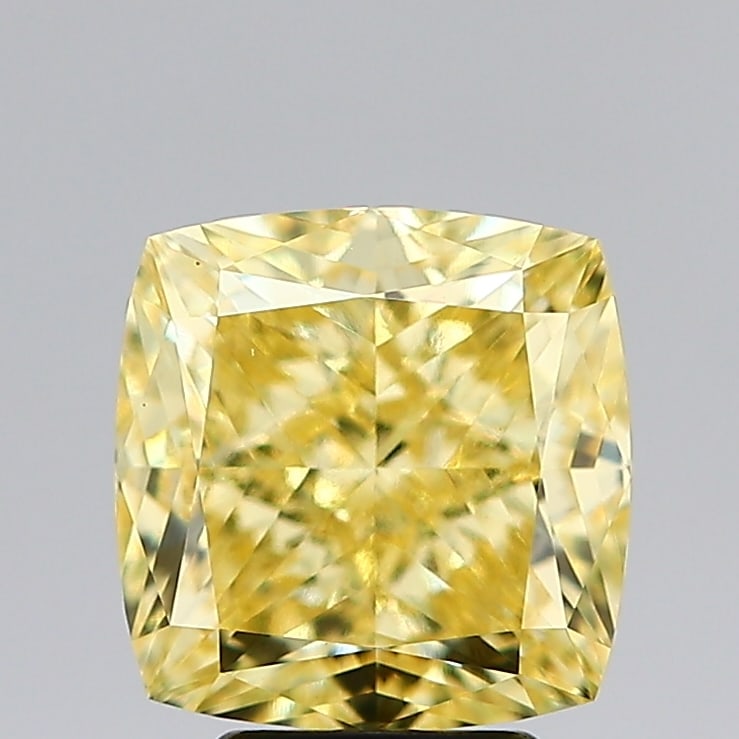 IGI Cushion Modified 5.09ct Fancy Intense Yellow VVS2 - Loose Lab Diamond: IGI Cushion Modified 5.09ct Fancy Intense Yellow VVS2 - Loose Lab Diamond Item Specifics: Source: This Is A Real Diamond Grown In A Lab Not Mined. Carat: 5.09 Cut: - Color: Fancy Intense Yellow Clarit