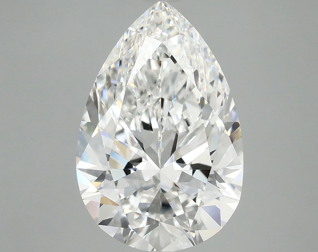 IGI Pear 5.06ct E VVS2 - Loose Lab Diamond: IGI Pear 5.06ct E VVS2 - Loose Lab Diamond Item Specifics: Source: This Is A Real Diamond Grown In A Lab Not Mined. Carat: 5.06 Cut: - Color: E Clarity: VVS2 Polish: EX Symmetry: EX Measurements: 14.4