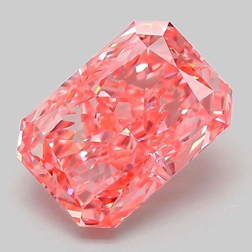 IGI Radiant 2.57ct Fancy Vivid Pink VVS2 - Loose Lab Diamond: IGI Radiant 2.57ct Fancy Vivid Pink VVS2 - Loose Lab Diamond Item Specifics: Source: This Is A Real Diamond Grown In A Lab Not Mined. Carat: 2.57 Cut: - Color: Fancy Vivid Pink Clarity: VVS2 Polish: E