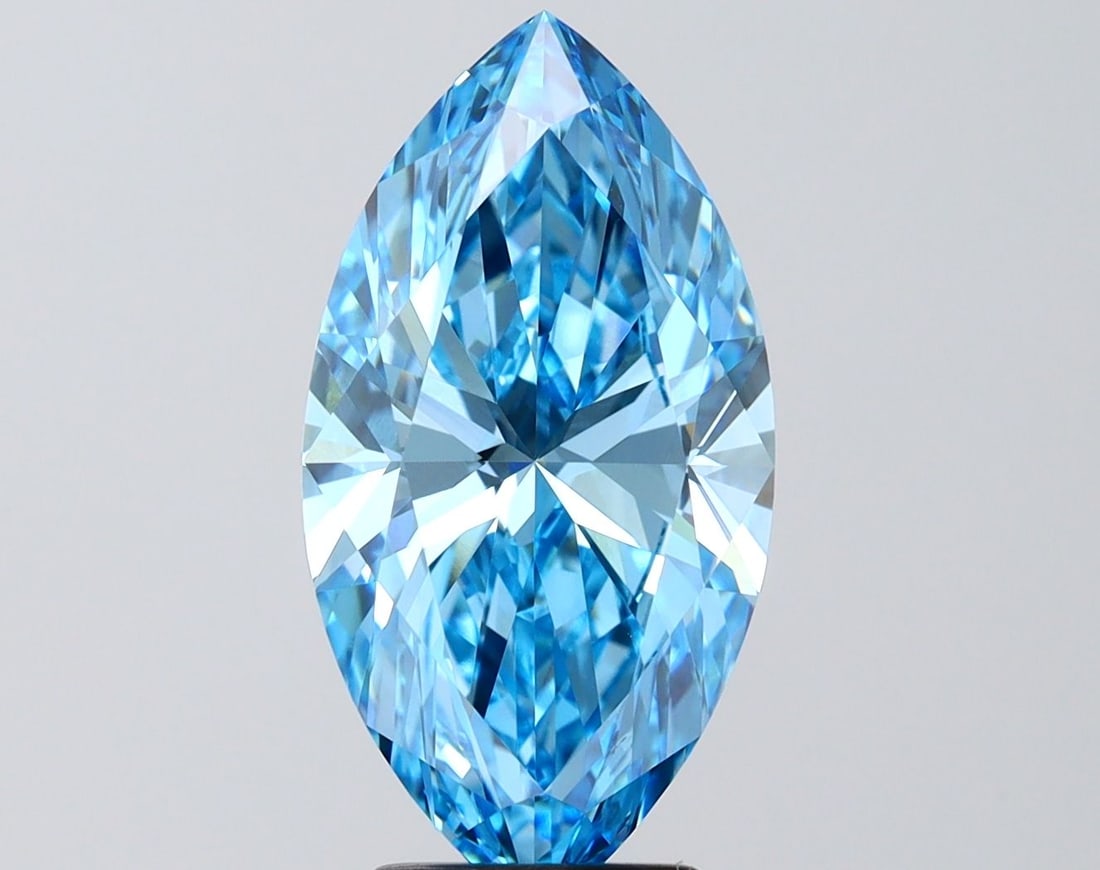 IGI Marquise 4.03ct Fancy Vivid Blue VVS1 - Loose Lab Diamond: IGI Marquise 4.03ct Fancy Vivid Blue VVS1 - Loose Lab Diamond Item Specifics: Source: This Is A Real Diamond Grown In A Lab Not Mined. Carat: 4.03 Cut: - Color: Fancy Vivid Blue Clarity: VVS1 Polish: 