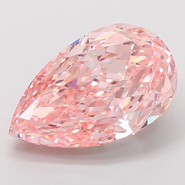 IGI Pear 5.74ct Fancy Vivid Pink VVS2 - Loose Lab Diamond: IGI Pear 5.74ct Fancy Vivid Pink VVS2 - Loose Lab Diamond Item Specifics: Source: This Is A Real Diamond Grown In A Lab Not Mined. Carat: 5.74 Cut: - Color: Fancy Vivid Pink Clarity: VVS2 Polish: EX S
