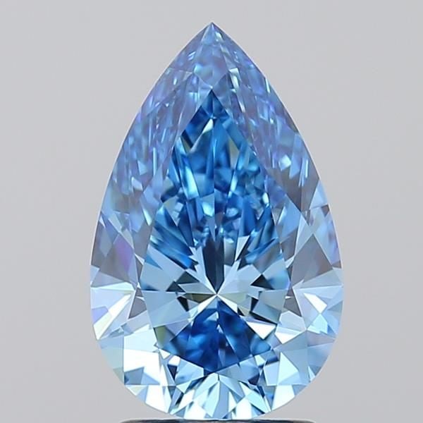 IGI Pear 2.03ct Fancy Vivid Blue VVS1 - Loose Lab Diamond: IGI Pear 2.03ct Fancy Vivid Blue VVS1 - Loose Lab Diamond Item Specifics: Source: This Is A Real Diamond Grown In A Lab Not Mined. Carat: 2.03 Cut: - Color: Fancy Vivid Blue Clarity: VVS1 Polish: EX S