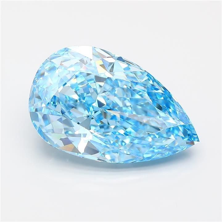 IGI Pear 10.06ct Fancy Vivid Blue VVS2 - Loose Lab Diamond: IGI Pear 10.06ct Fancy Vivid Blue VVS2 - Loose Lab Diamond Item Specifics: Source: This Is A Real Diamond Grown In A Lab Not Mined. Carat: 10.06 Cut: - Color: Fancy Vivid Blue Clarity: VVS2 Polish: