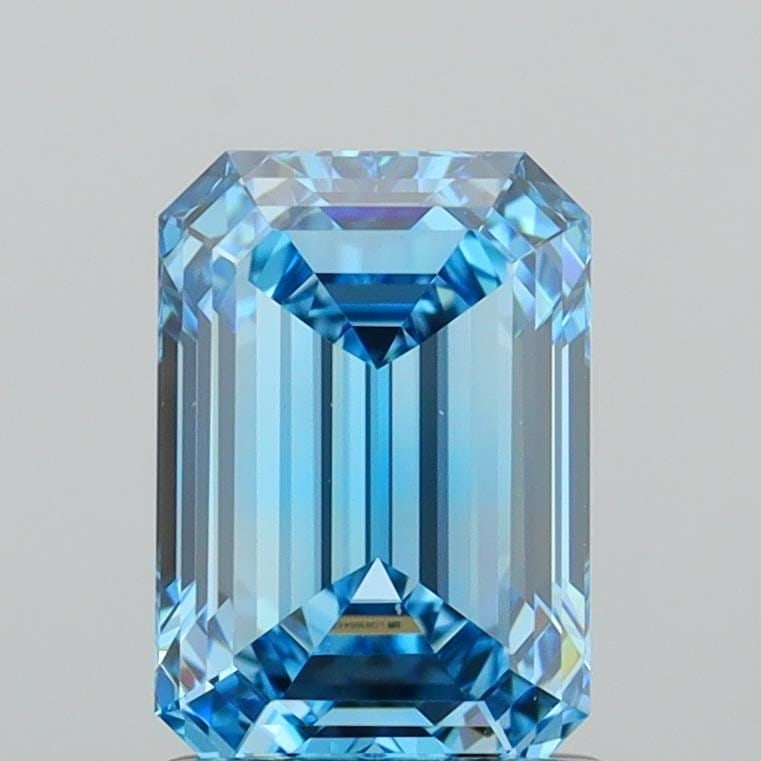 IGI Emerald 1.63ct Fancy Vivid Blue VVS2 - Loose Lab Diamond: IGI Emerald 1.63ct Fancy Vivid Blue VVS2 - Loose Lab Diamond Item Specifics: Source: This Is A Real Diamond Grown In A Lab Not Mined. Carat: 1.63 Cut: - Color: Fancy Vivid Blue Clarity: VVS2 Polish: E