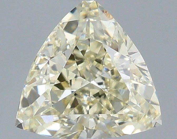 IGI Triangular 1.01ct Fancy Light Yellow VVS2 - Loose Lab Diamond: IGI Triangular 1.01ct Fancy Light Yellow VVS2 - Loose Lab Diamond Item Specifics: Source: This Is A Real Diamond Grown In A Lab Not Mined. Carat: 1.01 Cut: - Color: Fancy Light Yellow Clarity: VVS2 Po