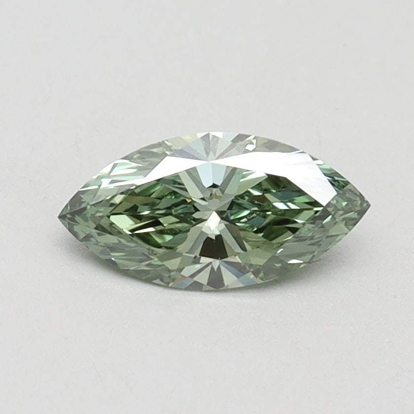 IGI Marquise 0.55ct Fancy Vivid Green VVS2 - Loose Lab Diamond: IGI Marquise 0.55ct Fancy Vivid Green VVS2 - Loose Lab Diamond Item Specifics: Source: This Is A Real Diamond Grown In A Lab Not Mined. Carat: 0.55 Cut: - Color: Fancy Vivid Green Clarity: VVS2