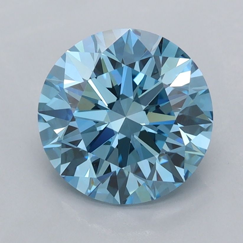 IGI Round 2.0ct Fancy Vivid Blue VVS2 - Ideal Loose Lab Diamond: IGI Round 2.0ct Fancy Vivid Blue VVS2 - Ideal Loose Lab Diamond Item Specifics: Source: This Is A Real Diamond Grown In A Lab Not Mined. Carat: 2.0 Cut: ID Color: Fancy Vivid Blue Clarity: VVS2