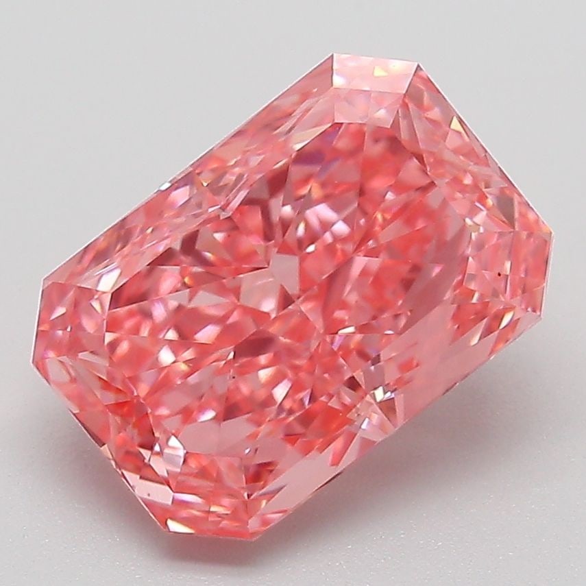 IGI Radiant 3.16ct Fancy Vivid Pink VVS2 - Loose Lab Diamond: IGI Radiant 3.16ct Fancy Vivid Pink VVS2 - Loose Lab Diamond Item Specifics: Source: This Is A Real Diamond Grown In A Lab Not Mined. Carat: 3.16 Cut: - Color: Fancy Vivid Pink Clarity: VVS2 Polish: