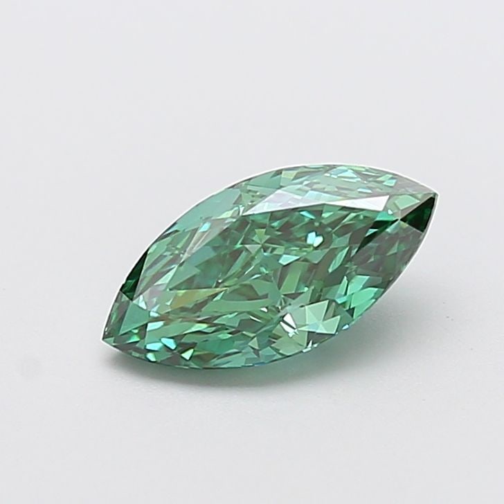 IGI Marquise 1.53ct Fancy Vivid Green VVS2 - Loose Lab Diamond (1 of 1)