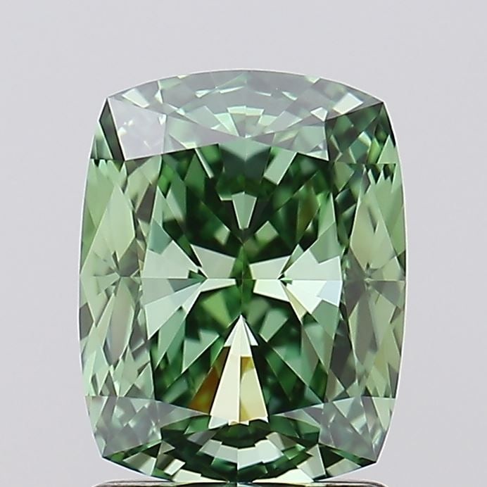 IGI Cushion Modified 2.06ct Fancy Vivid Green VVS1 - Loose Lab Diamond: IGI Cushion Modified 2.06ct Fancy Vivid Green VVS1 - Loose Lab Diamond Item Specifics: Source: This Is A Real Diamond Grown In A Lab Not Mined. Carat: 2.06 Cut: - Color: Fancy Vivid Green Clarity: VVS
