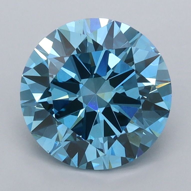 IGI Round 2.0ct Fancy Vivid Blue VVS2 - Loose Lab Diamond: IGI Round 2.0ct Fancy Vivid Blue VVS2 - Loose Lab Diamond Item Specifics: Source: This Is A Real Diamond Grown In A Lab Not Mined. Carat: 2.0 Cut: EX Color: Fancy Vivid Blue Clarity: VVS2 Polish: EX S
