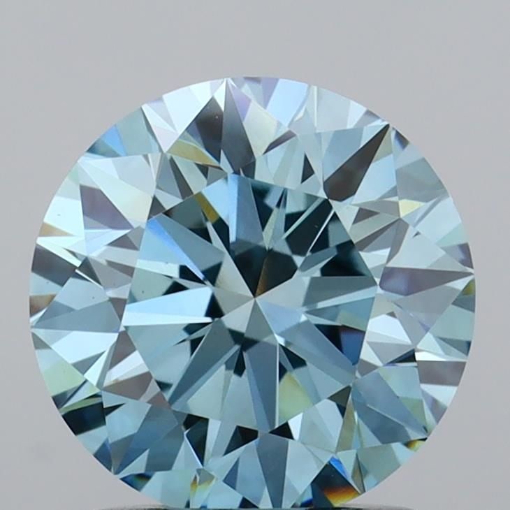 IGI Round 1.55ct Fancy Vivid Blue VVS2 - Ideal Loose Lab Diamond: IGI Round 1.55ct Fancy Vivid Blue VVS2 - Ideal Loose Lab Diamond Item Specifics: Source: This Is A Real Diamond Grown In A Lab Not Mined. Carat: 1.55 Cut: ID Color: Fancy Vivid Blue Clarity: VVS2