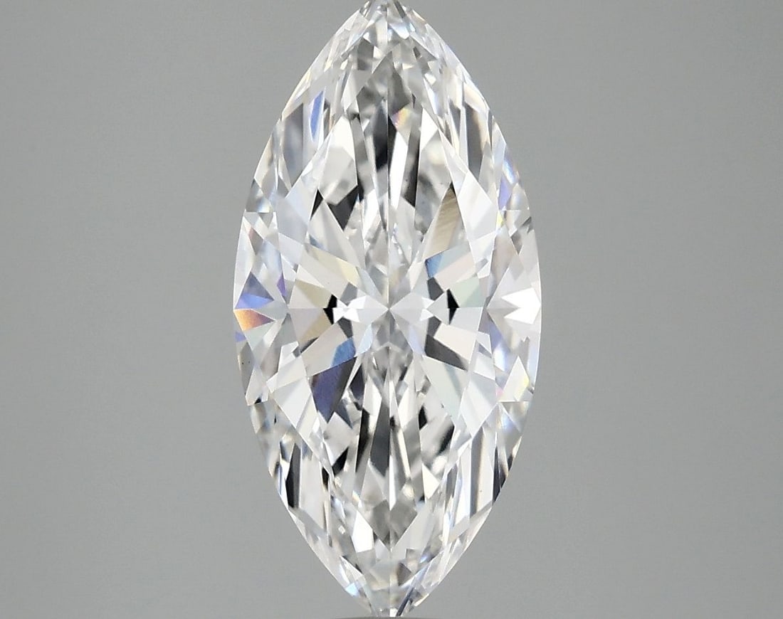 IGI Marquise 2.51ct E VVS2 - Loose Lab Diamond: IGI Marquise 2.51ct E VVS2 - Loose Lab Diamond Item Specifics: Source: This Is A Real Diamond Grown In A Lab Not Mined. Carat: 2.51 Cut: - Color: E Clarity: VVS2 Polish: EX Symmetry: EX Measurements: 
