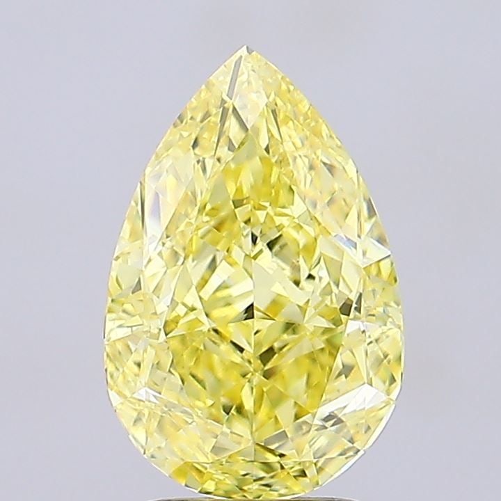 IGI Pear 2.54ct Fancy Intense Yellow VVS2 - Loose Lab Diamond: IGI Pear 2.54ct Fancy Intense Yellow VVS2 - Loose Lab Diamond Item Specifics: Source: This Is A Real Diamond Grown In A Lab Not Mined. Carat: 2.54 Cut: - Color: Fancy Intense Yellow Clarity: VVS2 Poli