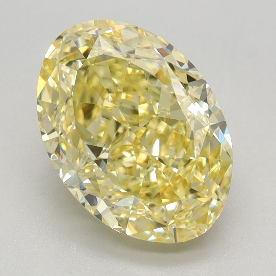 IGI Oval 2.67ct Fancy Vivid Yellow VVS2 - Loose Lab Diamond: IGI Oval 2.67ct Fancy Vivid Yellow VVS2 - Loose Lab Diamond Item Specifics: Source: This Is A Real Diamond Grown In A Lab Not Mined. Carat: 2.67 Cut: - Color: Fancy Vivid Yellow Clarity: VVS2 Polish: 