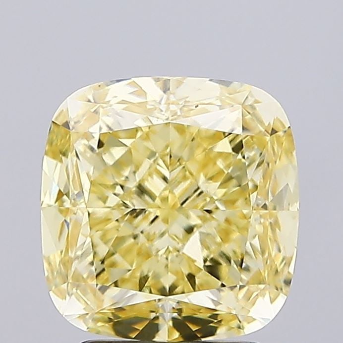 IGI Cushion Modified 3.08ct Fancy Intense Yellow VVS2 - Loose Lab Diamond: IGI Cushion Modified 3.08ct Fancy Intense Yellow VVS2 - Loose Lab Diamond Item Specifics: Source: This Is A Real Diamond Grown In A Lab Not Mined. Carat: 3.08 Cut: - Color: Fancy Intense Yellow Clarit