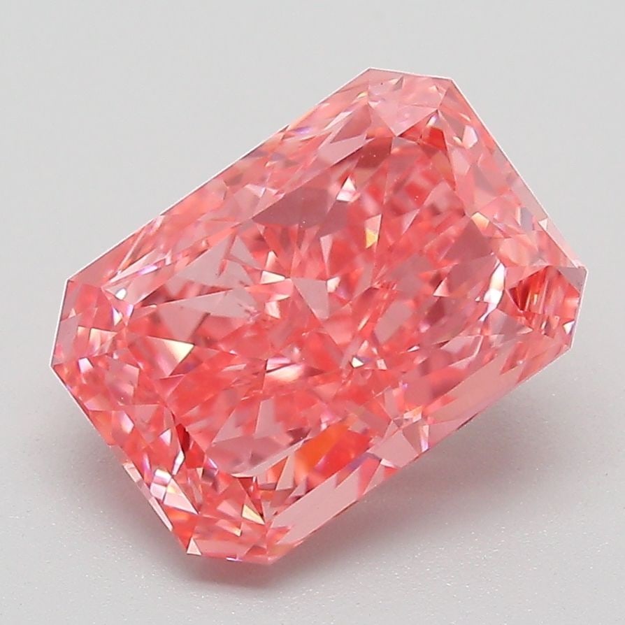 IGI Radiant 3.08ct Fancy Vivid Pink VVS2 - Loose Lab Diamond: IGI Radiant 3.08ct Fancy Vivid Pink VVS2 - Loose Lab Diamond Item Specifics: Source: This Is A Real Diamond Grown In A Lab Not Mined. Carat: 3.08 Cut: - Color: Fancy Vivid Pink Clarity: VVS2 Polish: