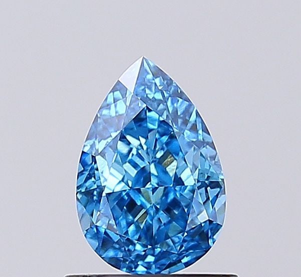 IGI Pear 1.06ct Fancy Vivid Blue VVS2 - Loose Lab Diamond: IGI Pear 1.06ct Fancy Vivid Blue VVS2 - Loose Lab Diamond Item Specifics: Source: This Is A Real Diamond Grown In A Lab Not Mined. Carat: 1.06 Cut: - Color: Fancy Vivid Blue Clarity: VVS2 Polish: EX S