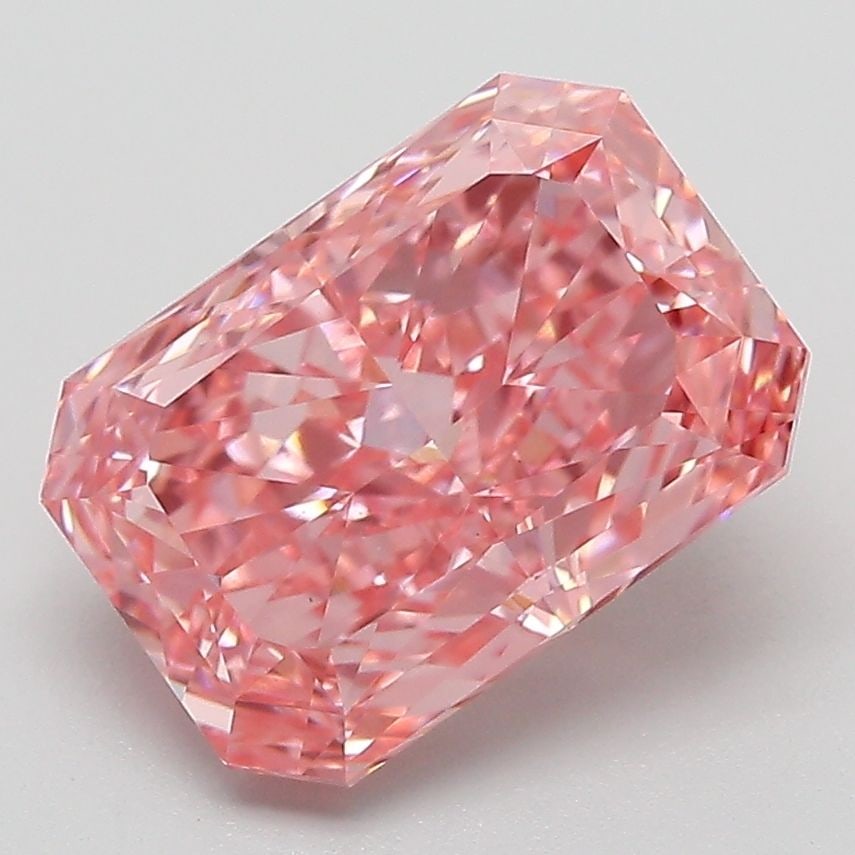 IGI Radiant 3.21ct Fancy Vivid Pink VVS2 - Loose Lab Diamond: IGI Radiant 3.21ct Fancy Vivid Pink VVS2 - Loose Lab Diamond Item Specifics: Source: This Is A Real Diamond Grown In A Lab Not Mined. Carat: 3.21 Cut: - Color: Fancy Vivid Pink Clarity: VVS2 Polish: E