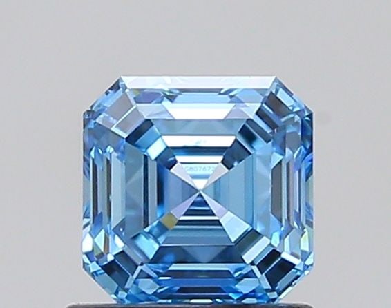 IGI Asscher 1.03ct Fancy Vivid Blue VVS2 - Loose Lab Diamond: IGI Asscher 1.03ct Fancy Vivid Blue VVS2 - Loose Lab Diamond Item Specifics: Source: This Is A Real Diamond Grown In A Lab Not Mined. Carat: 1.03 Cut: - Color: Fancy Vivid Blue Clarity: VVS2 Polish: E