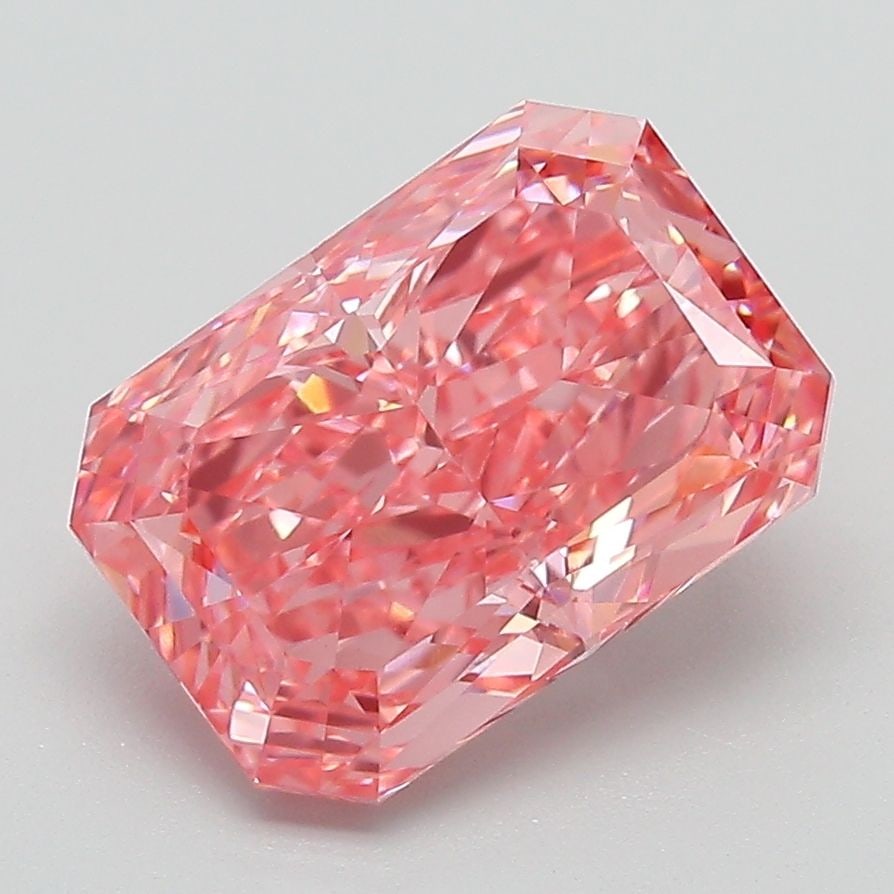 IGI Radiant 3.09ct Fancy Vivid Pink VVS2 - Loose Lab Diamond: IGI Radiant 3.09ct Fancy Vivid Pink VVS2 - Loose Lab Diamond Item Specifics: Source: This Is A Real Diamond Grown In A Lab Not Mined. Carat: 3.09 Cut: - Color: Fancy Vivid Pink Clarity: VVS2 Polish: