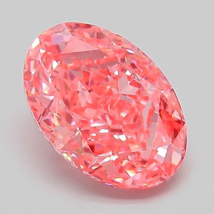 IGI Oval 2.06ct Fancy Vivid Pink VVS2 - Loose Lab Diamond: IGI Oval 2.06ct Fancy Vivid Pink VVS2 - Loose Lab Diamond Item Specifics: Source: This Is A Real Diamond Grown In A Lab Not Mined. Carat: 2.06 Cut: - Color: Fancy Vivid Pink Clarity: VVS2 Polish: EX S
