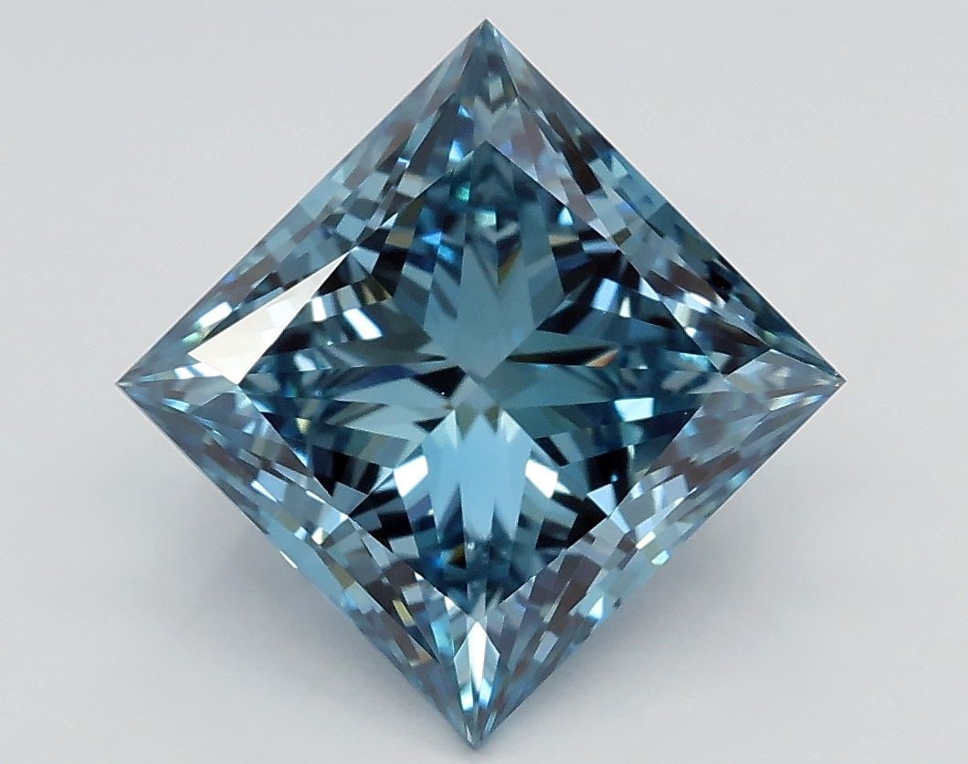 IGI Princess 2.67ct Fancy Vivid Blue VVS2 - Loose Lab Diamond: IGI Princess 2.67ct Fancy Vivid Blue VVS2 - Loose Lab Diamond Item Specifics: Source: This Is A Real Diamond Grown In A Lab Not Mined. Carat: 2.67 Cut: - Color: Fancy Vivid Blue Clarity: VVS2 Polish: 