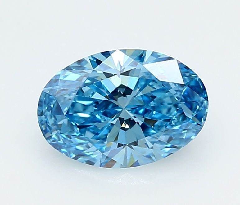IGI Oval 2.05ct Fancy Vivid Blue VVS2 - Loose Lab Diamond: IGI Oval 2.05ct Fancy Vivid Blue VVS2 - Loose Lab Diamond Item Specifics: Source: This Is A Real Diamond Grown In A Lab Not Mined. Carat: 2.05 Cut: - Color: Fancy Vivid Blue Clarity: VVS2 Polish: EX