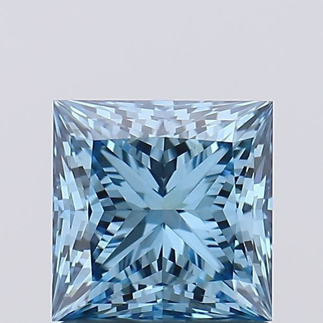 IGI Princess 1.19ct Fancy Vivid Blue VVS2 - Loose Lab Diamond: IGI Princess 1.19ct Fancy Vivid Blue VVS2 - Loose Lab Diamond Item Specifics: Source: This Is A Real Diamond Grown In A Lab Not Mined. Carat: 1.19 Cut: - Color: Fancy Vivid Blue Clarity: VVS2 Polish: 