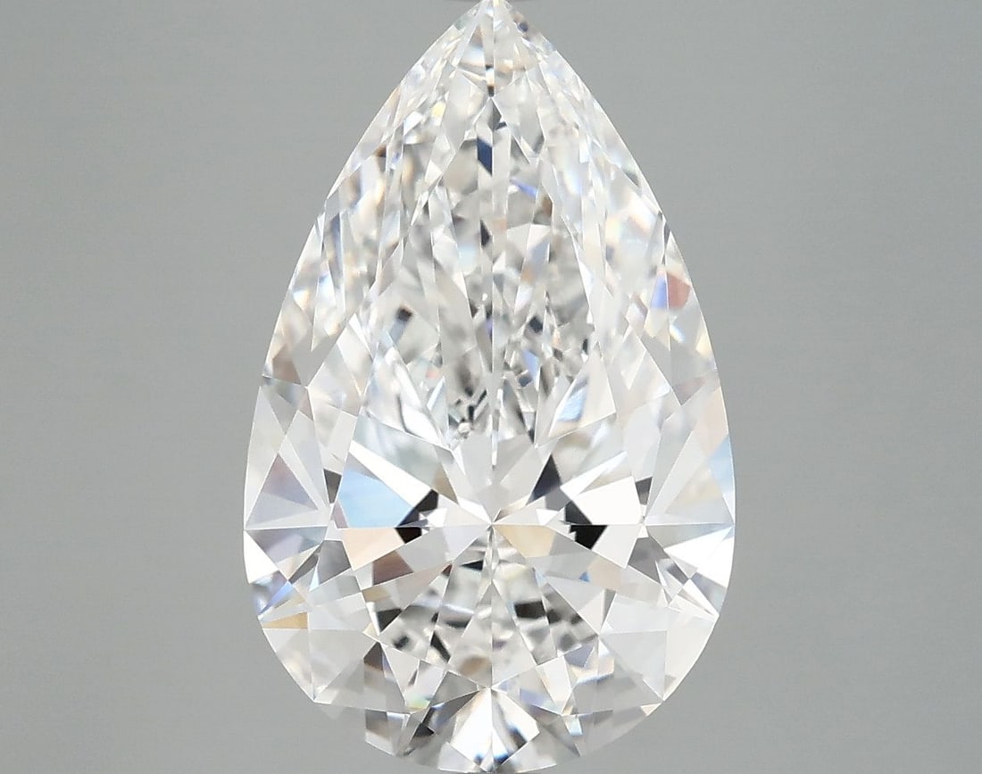 IGI Pear 5.0ct E VVS2 - Loose Lab Diamond: IGI Pear 5.0ct E VVS2 - Loose Lab Diamond Item Specifics: Source: This Is A Real Diamond Grown In A Lab Not Mined. Carat: 5.0 Cut: - Color: E Clarity: VVS2 Polish: EX Symmetry: EX Measurements: 15.37L