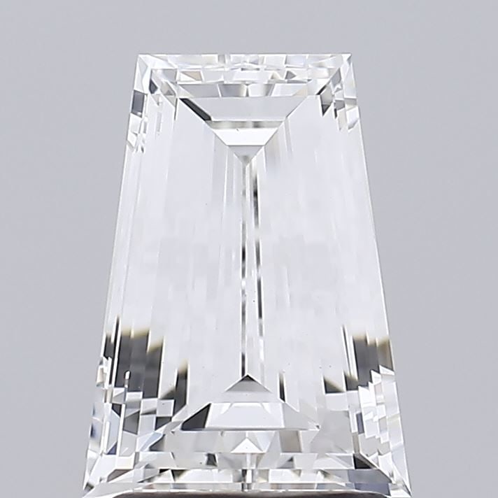 IGI Tapered Baguette 1.63ct F VVS2 - Loose Lab Diamond: IGI Tapered Baguette 1.63ct F VVS2 - Loose Lab Diamond Item Specifics: Source: This Is A Real Diamond Grown In A Lab Not Mined. Carat: 1.63 Cut: - Color: F Clarity: VVS2 Polish: EX Symmetry: EX Measur