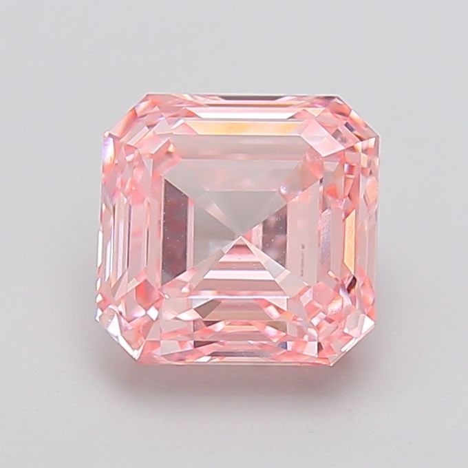 IGI Asscher 3.85ct Fancy Intense Pink VVS2 - Loose Lab Diamond: IGI Asscher 3.85ct Fancy Intense Pink VVS2 - Loose Lab Diamond Item Specifics: Source: This Is A Real Diamond Grown In A Lab Not Mined. Carat: 3.85 Cut: - Color: Fancy Intense Pink Clarity: VVS2 Polis
