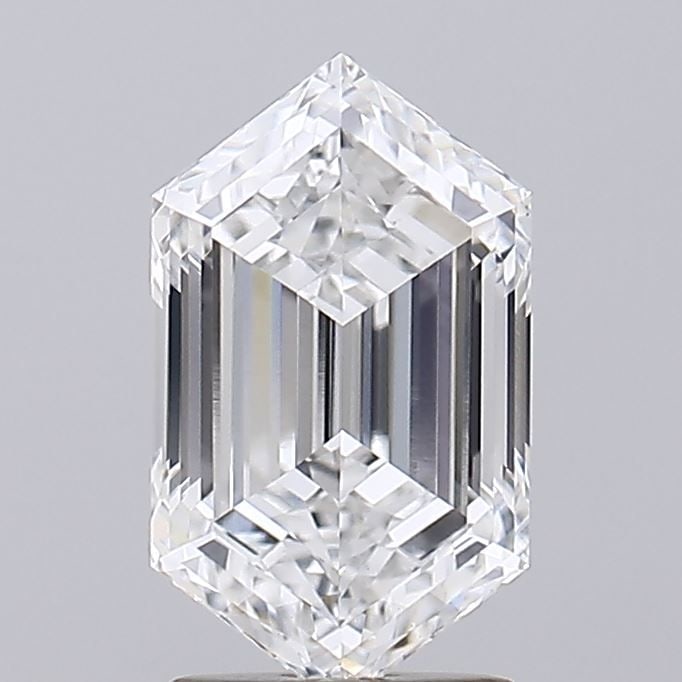 IGI Hexagonal 2.33ct E VVS2 - Loose Lab Diamond: IGI Hexagonal 2.33ct E VVS2 - Loose Lab Diamond Item Specifics: Source: This Is A Real Diamond Grown In A Lab Not Mined. Carat: 2.33 Cut: - Color: E Clarity: VVS2 Polish: EX Symmetry: EX Measurements: