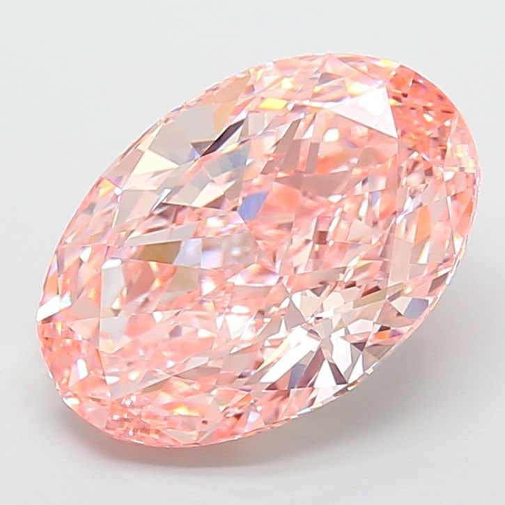 IGI Oval 12.03ct Fancy Vivid Pink VVS2 - Loose Lab Diamond: IGI Oval 12.03ct Fancy Vivid Pink VVS2 - Loose Lab Diamond Item Specifics: Source: This Is A Real Diamond Grown In A Lab Not Mined. Carat: 12.03 Cut: - Color: Fancy Vivid Pink Clarity: VVS2 Polish: