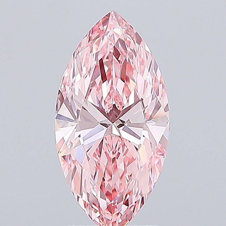 IGI Marquise 2.58ct Fancy Vivid Pink VVS2 - Loose Lab Diamond: IGI Marquise 2.58ct Fancy Vivid Pink VVS2 - Loose Lab Diamond Item Specifics: Source: This Is A Real Diamond Grown In A Lab Not Mined. Carat: 2.58 Cut: - Color: Fancy Vivid Pink Clarity: VVS2 Polish: 
