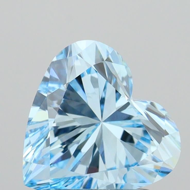 IGI Heart 1.07ct Fancy Vivid Blue IF - Loose Lab Diamond: IGI Heart 1.07ct Fancy Vivid Blue IF - Loose Lab Diamond Item Specifics: Source: This Is A Real Diamond Grown In A Lab Not Mined. Carat: 1.07 Cut: - Color: Fancy Vivid Blue Clarity: IF Polish: EX Symm