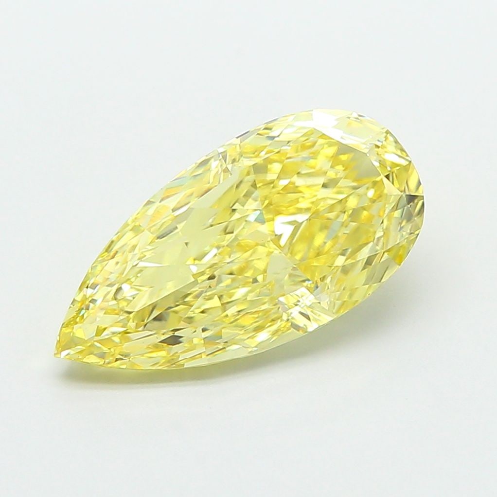 IGI Pear 3.19ct Fancy Intense Yellow VVS2 - Loose Lab Diamond: IGI Pear 3.19ct Fancy Intense Yellow VVS2 - Loose Lab Diamond Item Specifics: Source: This Is A Real Diamond Grown In A Lab Not Mined. Carat: 3.19 Cut: - Color: Fancy Intense Yellow Clarity: VVS2 Poli