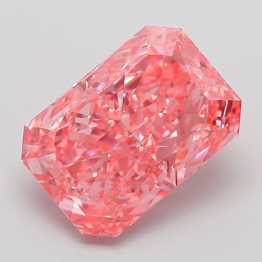 IGI Radiant 3.09ct Fancy Vivid Pink VVS2 - Loose Lab Diamond: IGI Radiant 3.09ct Fancy Vivid Pink VVS2 - Loose Lab Diamond Item Specifics: Source: This Is A Real Diamond Grown In A Lab Not Mined. Carat: 3.09 Cut: - Color: Fancy Vivid Pink Clarity: VVS2 Polish: E