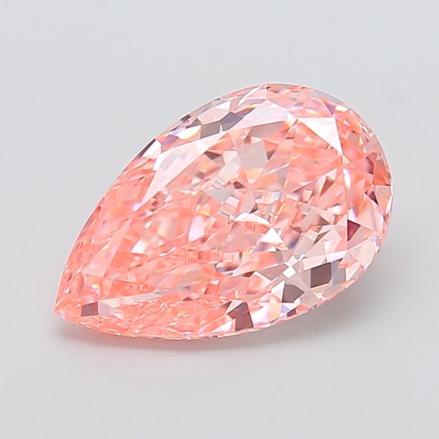 IGI Pear 5.36ct Fancy Vivid Pink VVS2 - Loose Lab Diamond: IGI Pear 5.36ct Fancy Vivid Pink VVS2 - Loose Lab Diamond Item Specifics: Source: This Is A Real Diamond Grown In A Lab Not Mined. Carat: 5.36 Cut: - Color: Fancy Vivid Pink Clarity: VVS2 Polish: EX S